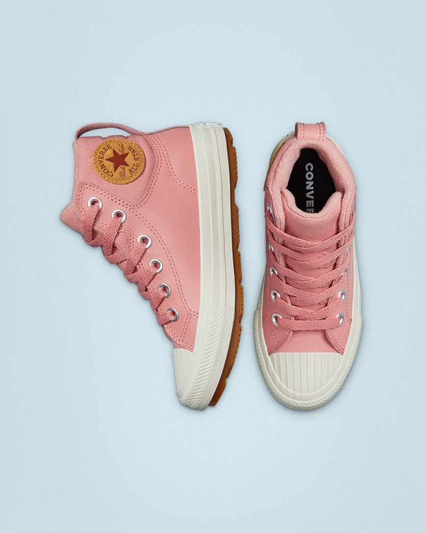 Tenis Converse Couro Chuck Taylor All Star Berkshire Boot Color Cano Alto Menina Rosa | PT M0103P4